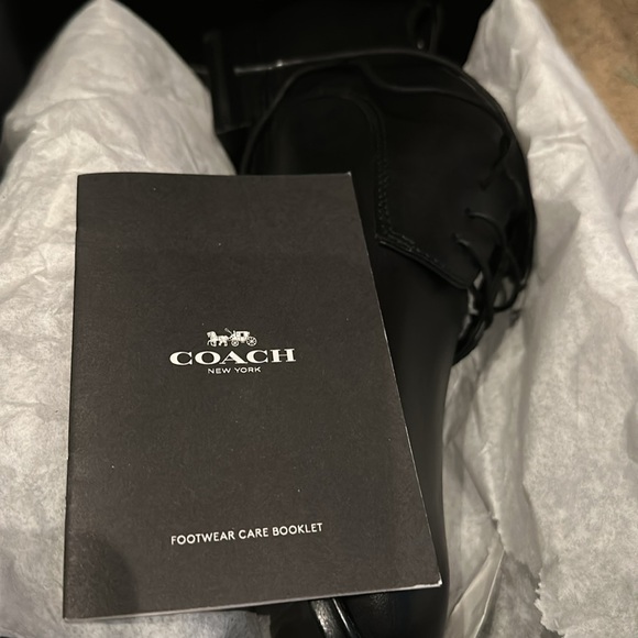 Coach Metropolitan Derby Black Dress Shoes (Men’s size 11) - Picture 4 of 8